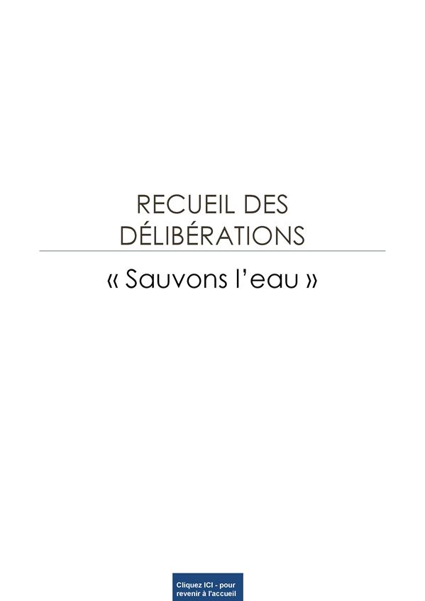 Délibérations pour Assainissement Non Collectif 2014 Rhone Mediterranée et Corse France