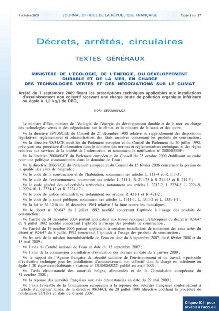 Arrêté du 7 septembre 2009 assainissement non collectif BioKlar France