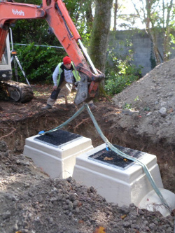 Micro Station d'épuration pour l'assainissement Semi Collectif dans l'Aude BioKlar ULTRA BKU25eh